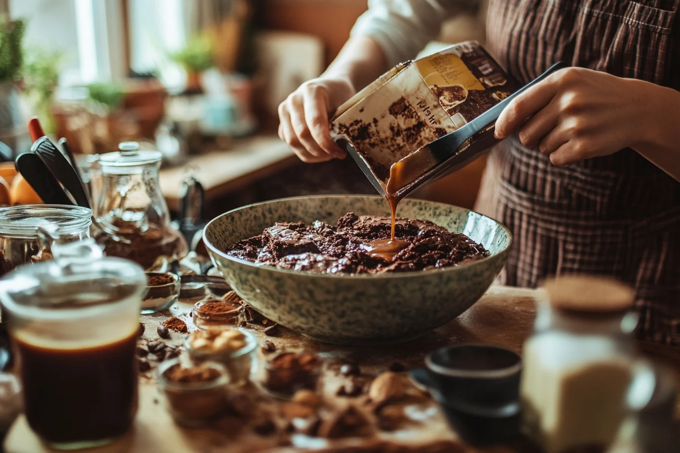 What can I add to brownie mix to make it taste better?