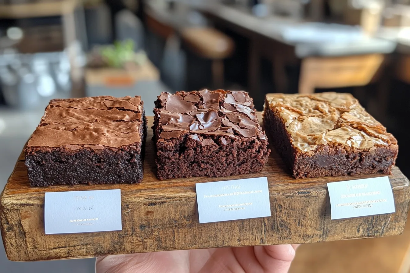 What are the three types of brownies?