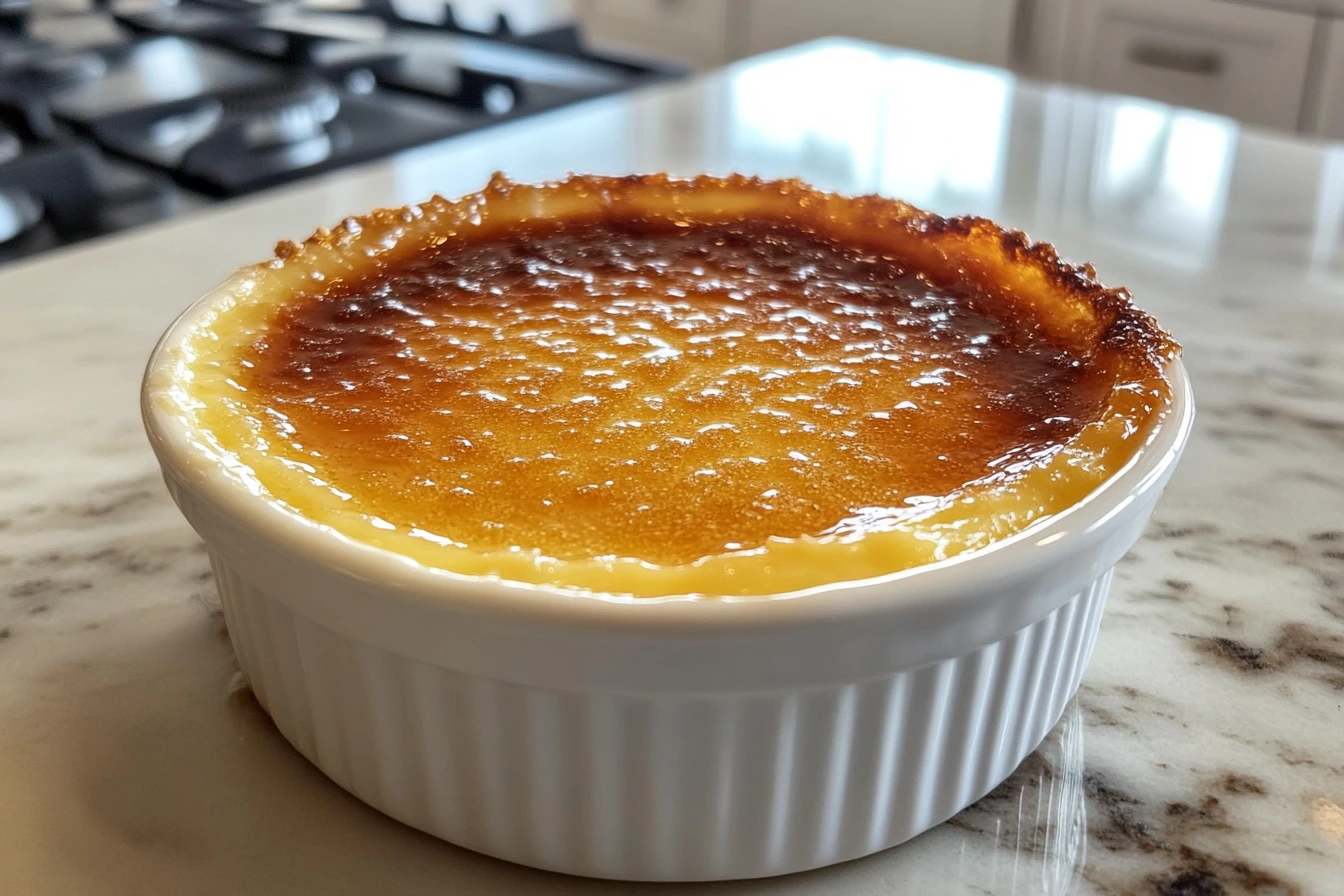 What's the difference between crème brûlée and custard?