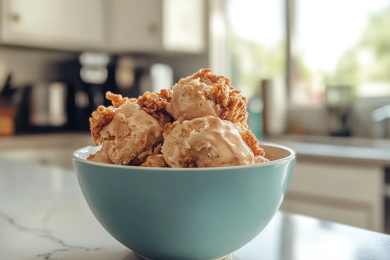 Where does fried chicken ice cream come from?
