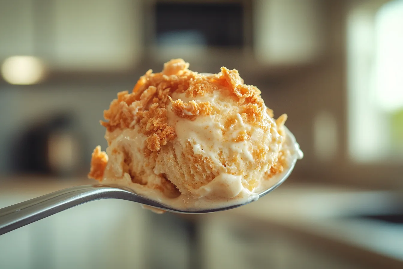 fried chicken ice cream