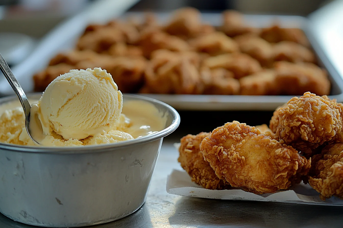 Does Walmart have not fried chicken ice cream?